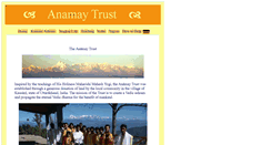 Desktop Screenshot of anamaytrust.org